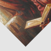 Elegant Victorian Black Lady Reading Tissue Paper 薄葉紙 (詳細)