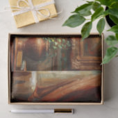 Elegant Victorian Black Lady Reading Tissue Paper 薄葉紙 (ギフト)