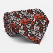 Elegant Victorian Floral Pattern ネクタイ (ロール)