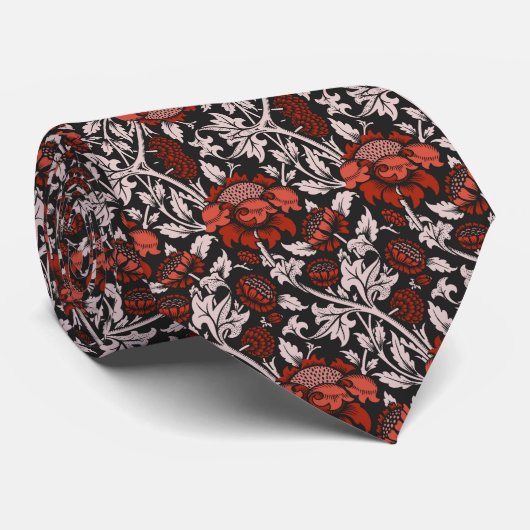 Elegant Victorian Floral Pattern ネクタイ (ロール)