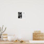 Elegant vintage 2026 photo landscape calendar ポスター (キッチン)