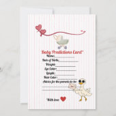 Elegant Vintage Baby Shower Invitation Card – Mini 招待状 (裏面)