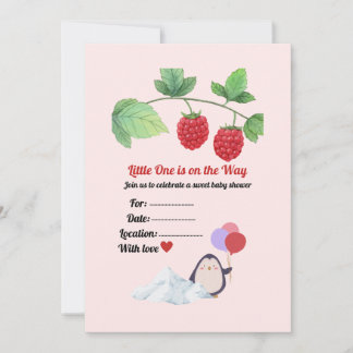 Elegant Vintage Baby Shower Invitation Card – Mini 招待状