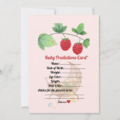 Elegant Vintage Baby Shower Invitation Card – Mini 招待状 (裏面)