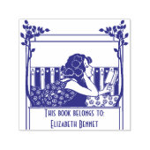 Elegant Vintage Bookplate セルフインキングスタンプ (デザイン)