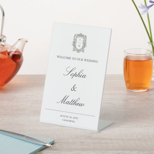 Elegant Vintage Calligraphy Wedding  台座サイン (インサイチュ)