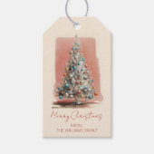 Elegant Vintage Christmas ギフトタグ (正面)