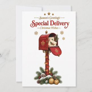 Elegant Vintage Christmas Card シーズンカード
