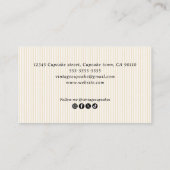 Elegant Vintage Cooking Utensils 名刺 (裏面)