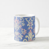 Elegant Vintage Damask Gift for Her  コーヒーマグカップ (正面右)