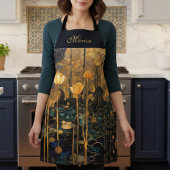 Elegant Vintage Floral Apron エプロン