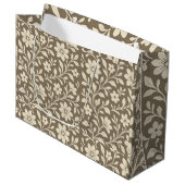 Elegant Vintage Floral Gift Bag ラージペーパーバッグ (正面アングル)