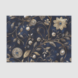 Elegant Vintage Floral Tissue Paper 薄葉紙