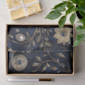 Elegant Vintage Floral Tissue Paper 薄葉紙 (ギフト)