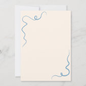 Elegant Vintage Hand Drawn Save The Date  招待状 (裏面)