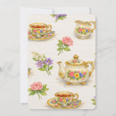 Elegant Vintage Mother's Day Brunch  招待状 (裏面)