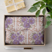 Elegant Vintage Nouveau Floral  薄葉紙 (ギフト)