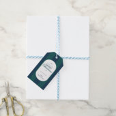 Elegant vintage Tartan Plaid Christmas gift tag ギフトタグ (より糸付き)