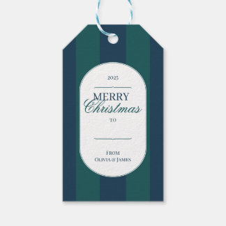 Elegant vintage Tartan Plaid Christmas gift tag ギフトタグ
