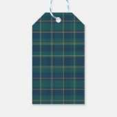 Elegant vintage Tartan Plaid Christmas gift tag ギフトタグ (裏面)