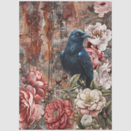 Elegant Vintage Victorian Rustic Floral Decoupage  薄葉紙