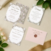 Elegant Vintage Wedding Place Card プレイスカード