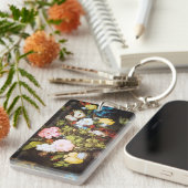 Elegant Vintage Wildflower Artwork キーホルダー (正面右)