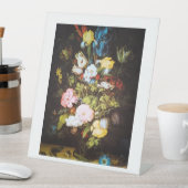 Elegant Vintage Wildflower Artwork 台座サイン (インサイチュ)