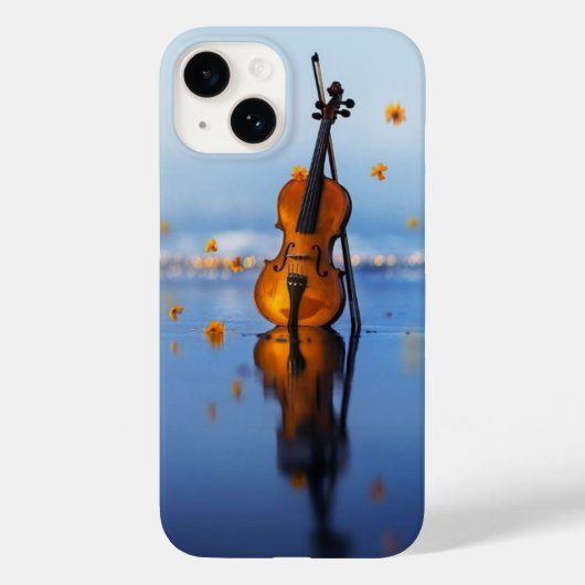 Elegant Violin Art Phone Case  Case-Mate iPhoneケース (裏面)