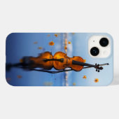 Elegant Violin Art Phone Case  Case-Mate iPhoneケース (裏面 (横))