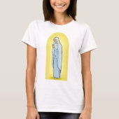 Elegant Virgin Mary Catholic Religious Tシャツ (正面)
