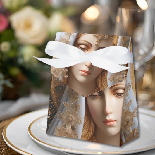 Elegant Virgin Mary Favor Box Rosary or Sweets フェイバーボックス