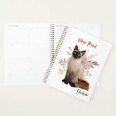 Elegant Virgo Zodiac Cat Planner Notebook プランナー手帳 (ディスプレー)