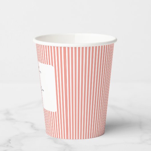 Elegant Viviid Wedding Paper cup 紙コップ (左)