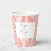 Elegant Viviid Wedding Paper cup 紙コップ (正面)