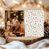 Elegant Warm Glow Merry Christmas Family Photo シーズンカード