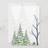 Elegant Watercolor Christmas Card シーズンカード (裏面)