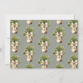 Elegant Watercolor Christmas Presents Gold Script  シーズンカード (裏面)