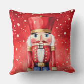 Elegant Watercolor Christmas Tree Pillow クッション (裏面)