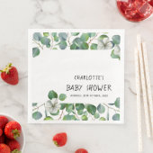 Elegant Watercolor Eucalyptus Baby Shower (インサイチュ)