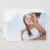 Elegant Watercolor Eucalyptus Greenery Wedding セーブザデート (裏面)