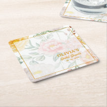 Elegant Watercolor Floral Bridal Shower Party