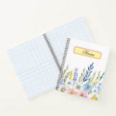 Elegant Watercolor Flower Notebook ノートブック (内部)
