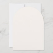 Elegant Watercolor Garden Arch Countryside Wedding 招待状 (裏面)