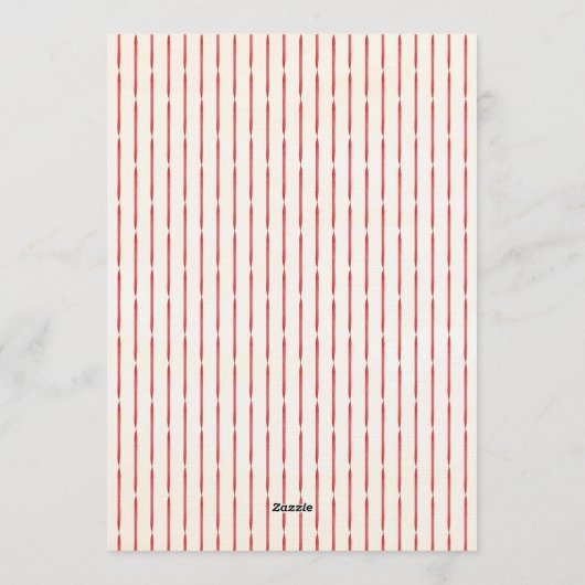 Elegant Watercolor Greenery Christmas Celebration 招待状 (裏面)