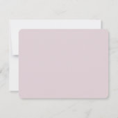 Elegant Watercolor Lavender personalized  サンキューカード (裏面)
