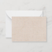 Elegant Watercolor Little pumpkin Baby shower ノートカード (裏面)