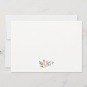 Elegant Watercolor Piano Musician Music Teacher ノートカード (裏面)