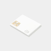 Elegant Watercolor Piano Musician Music Teacher ポストイット (アングル)