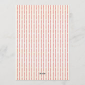 Elegant Watercolor Red Pomegranate Christmas Party 招待状 (裏面)